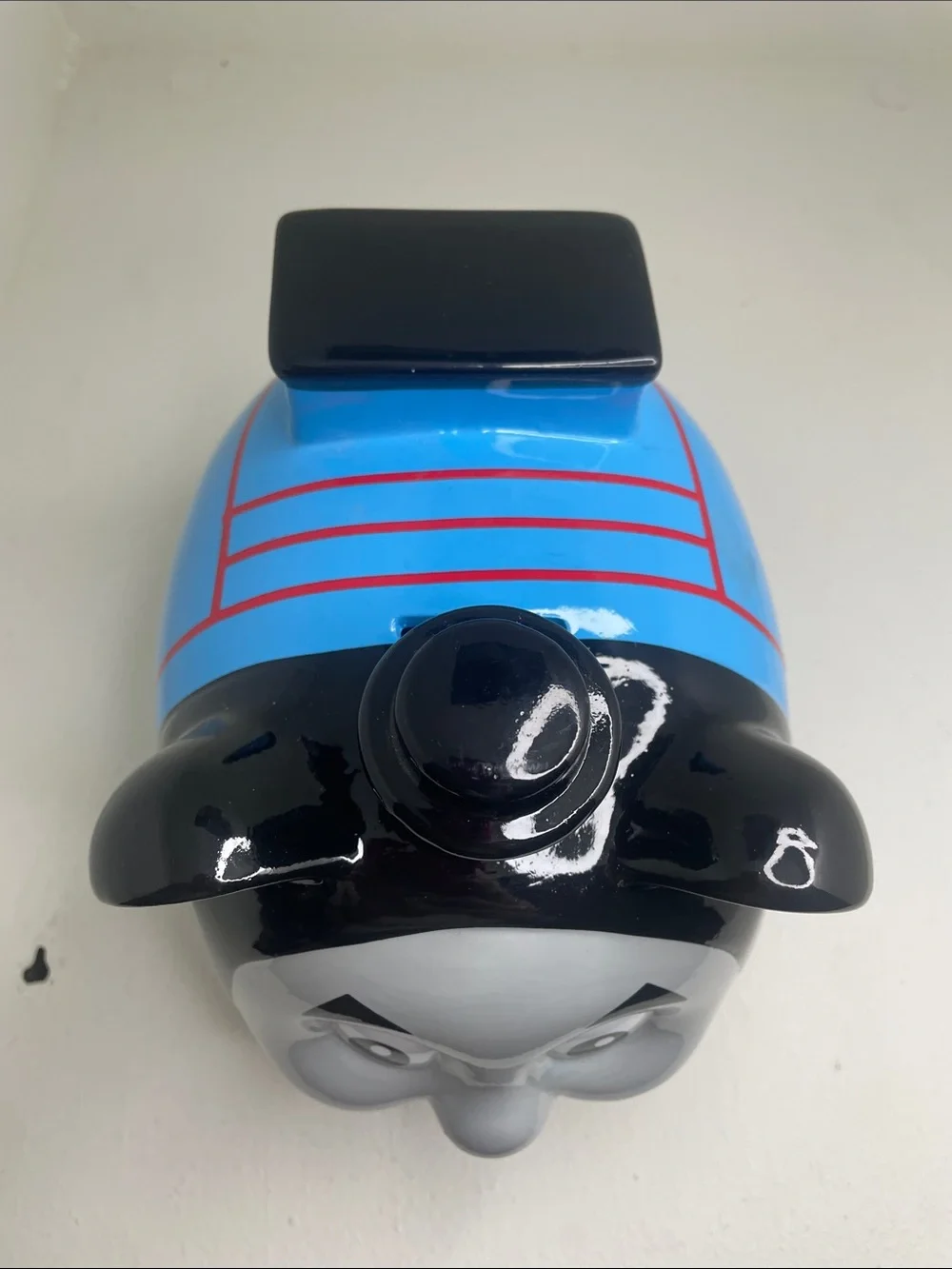 Fab Star Point Thomas the Train ceramic Coin Bank